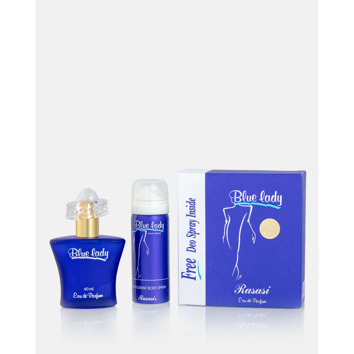 Blue Lady + Deo For Women 50 ML – Neonbeaute